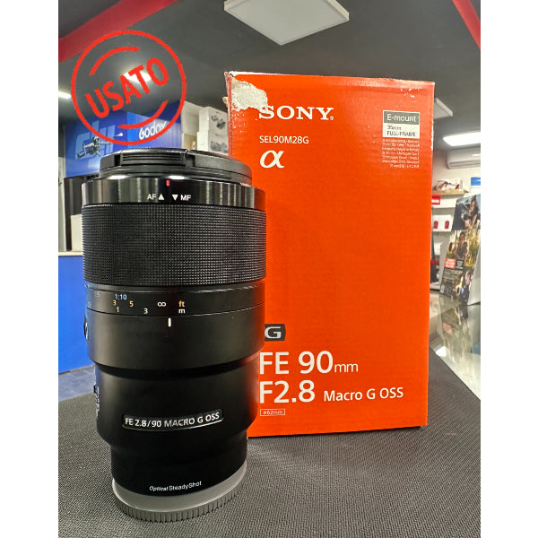 Sony FE 90 F2.8 Macro G OSS Usato Sony FE 90 F2.8 Macro G OSS Usato